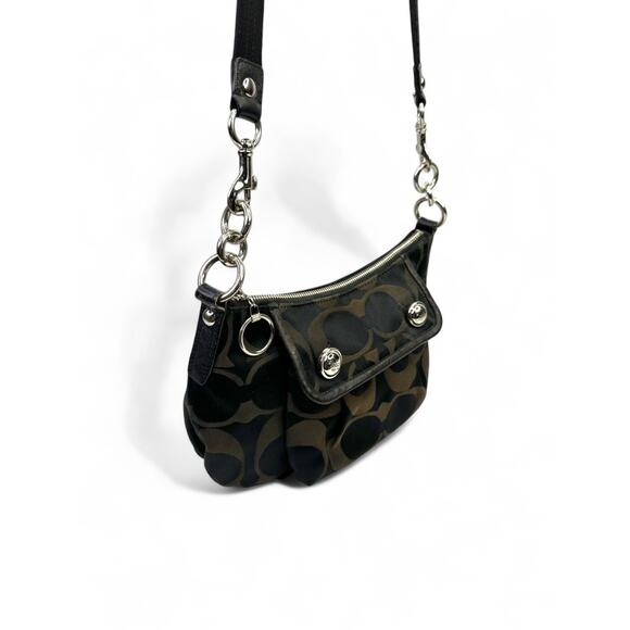 Coach Vintage Poppy Signature Satin Shoulder Bag - Picture 4 of 12